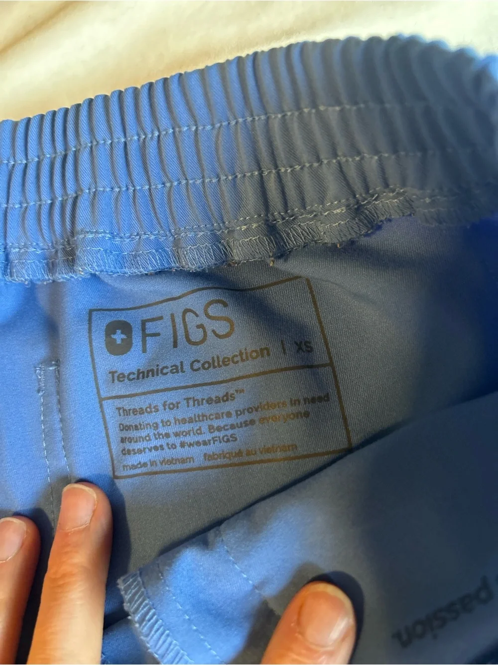 Figs womens Light Blue Scrub Pants